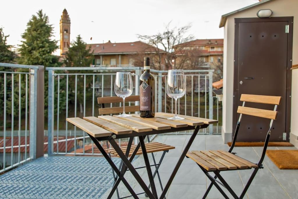 Charming 2.5Room Flat In Center Of Monforte dʼAlba מראה חיצוני תמונה